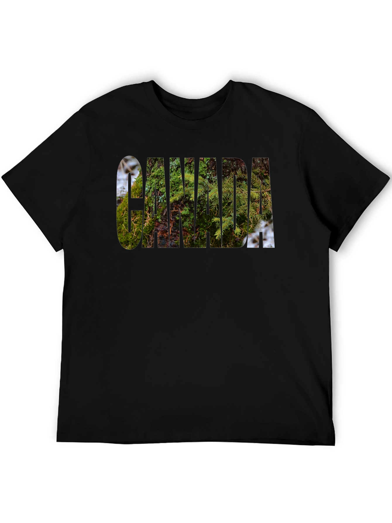 Canada Nature T-Shirt - Unisex Black Tee