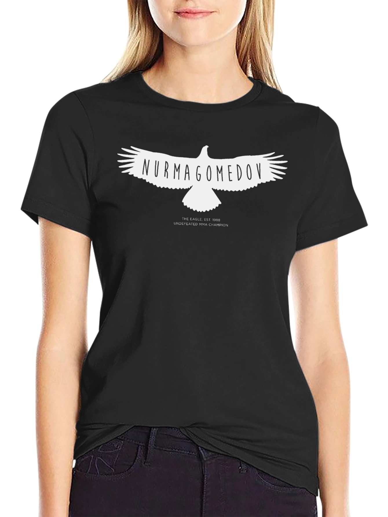 Khabib Nurmagomedov Eagle T-Shirt MMA Undefeated Champion