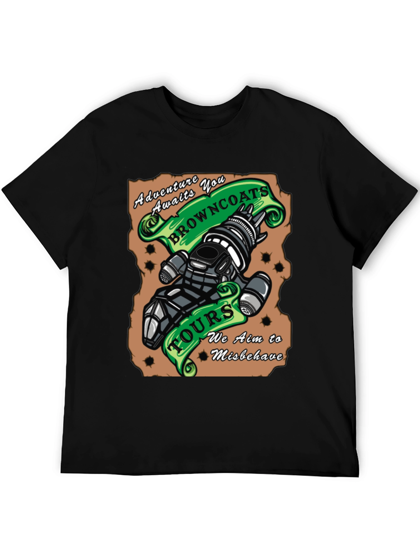 Browncoats Tours T-Shirt - Adventure Awaits