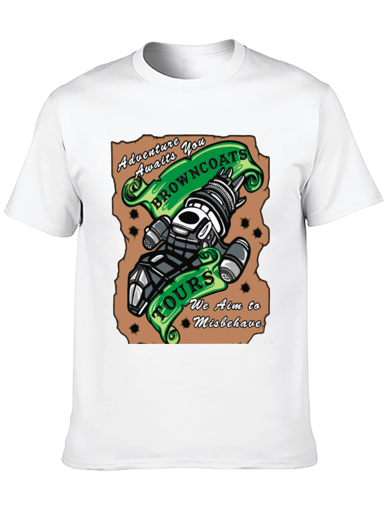 Browncoats Tours T-Shirt - Adventure Awaits