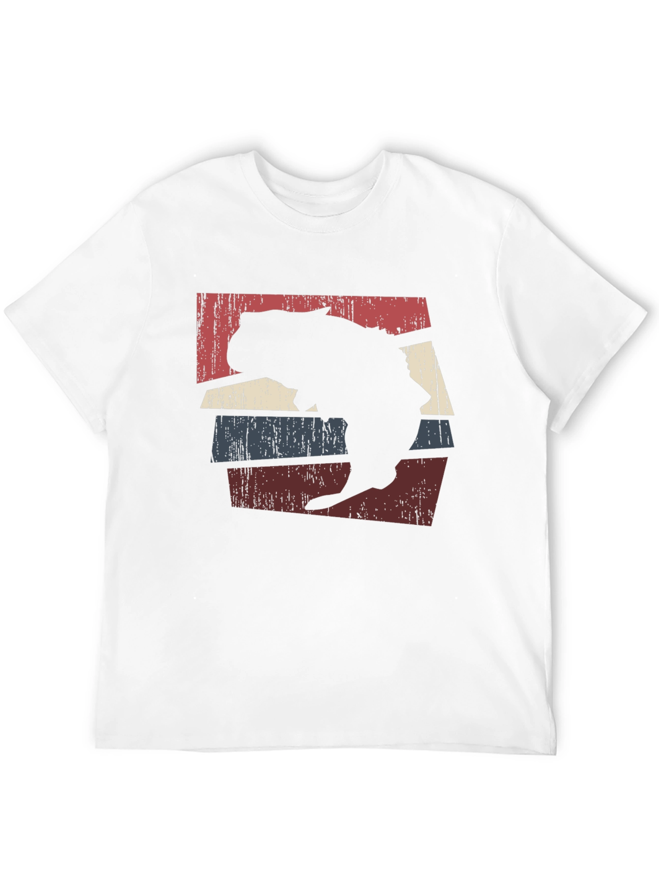 Retro Wombat Silhouette Graphic Tee