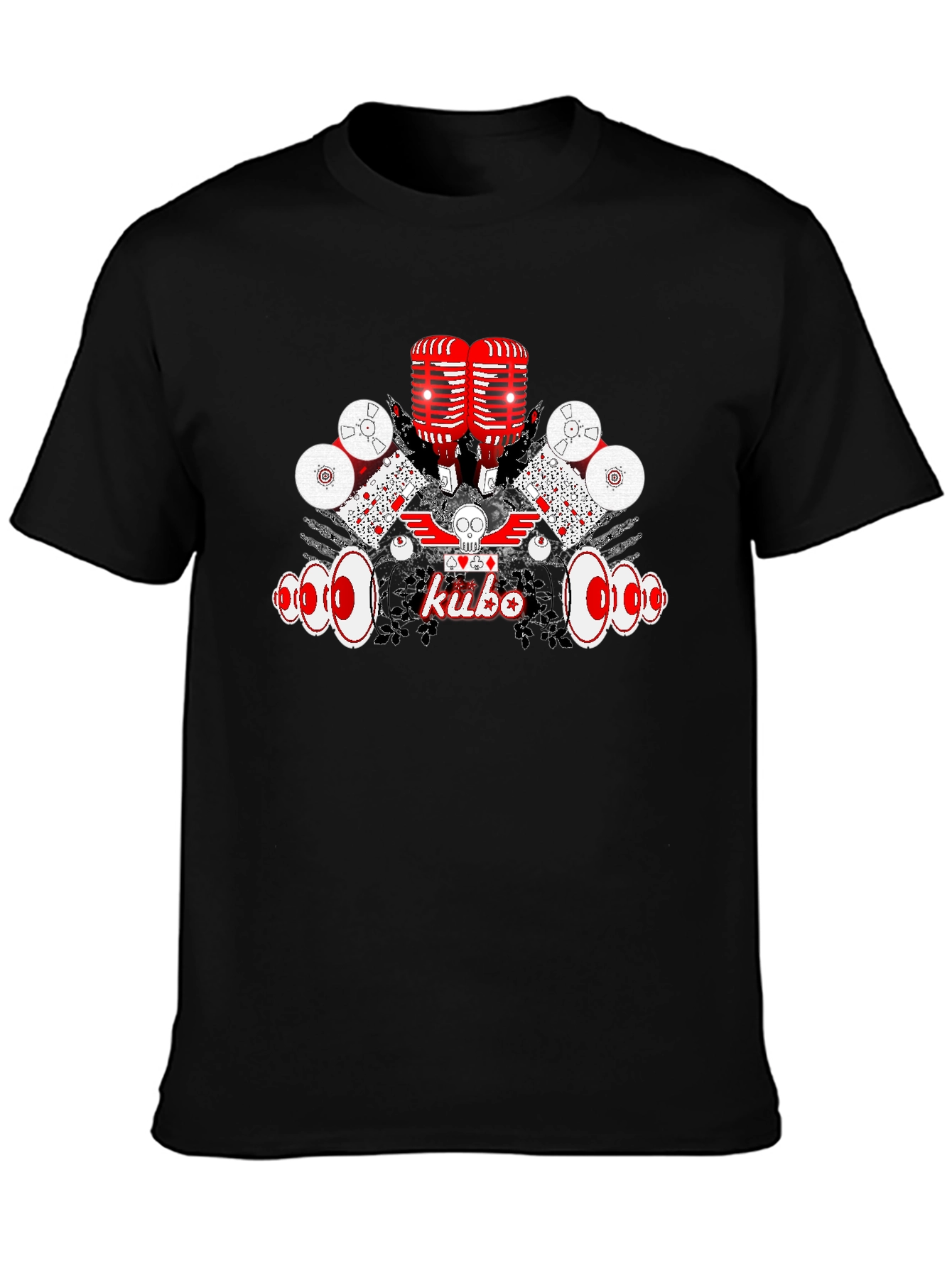Kubo Graphic Tee - Retro Music Vibes