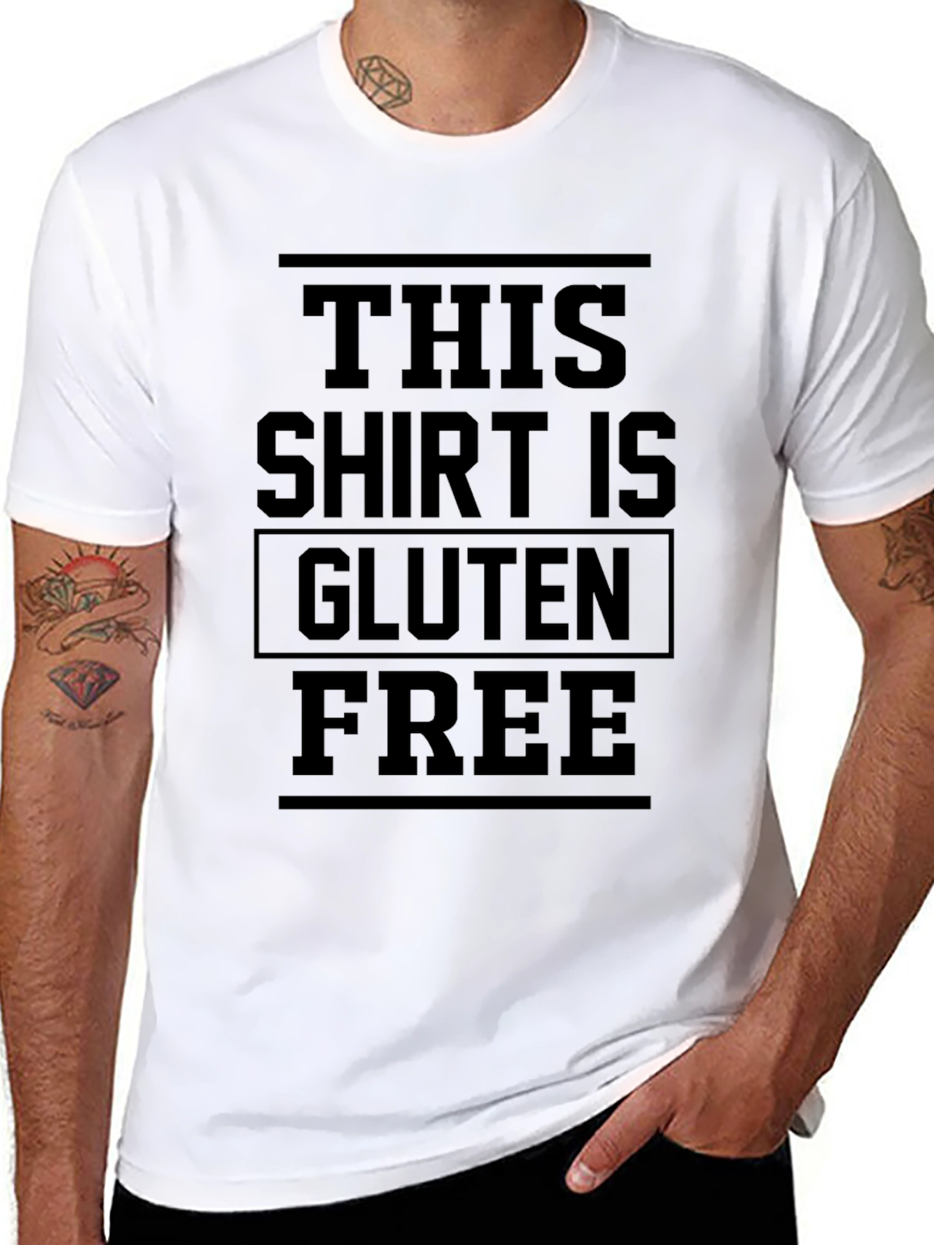 Gluten Free T-Shirt - Funny Foodie Tee
