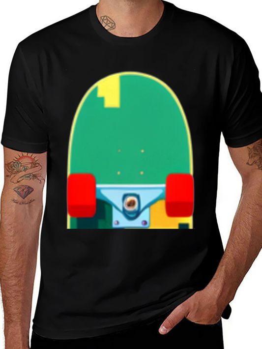 Skateboard Graphic T-Shirt - Unique Design