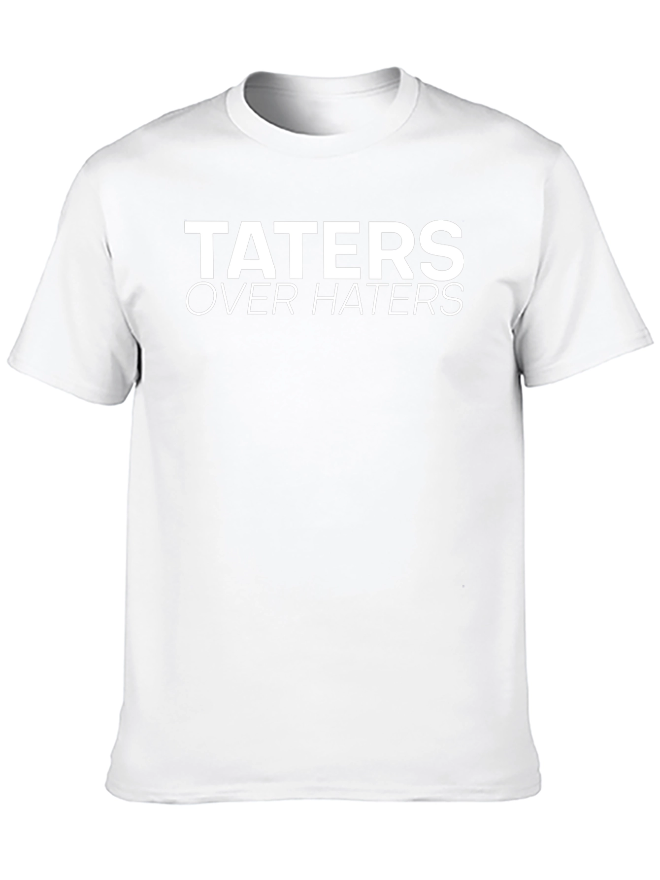 Taters Over Haters Graphic Tee - Unisex Black T-Shirt