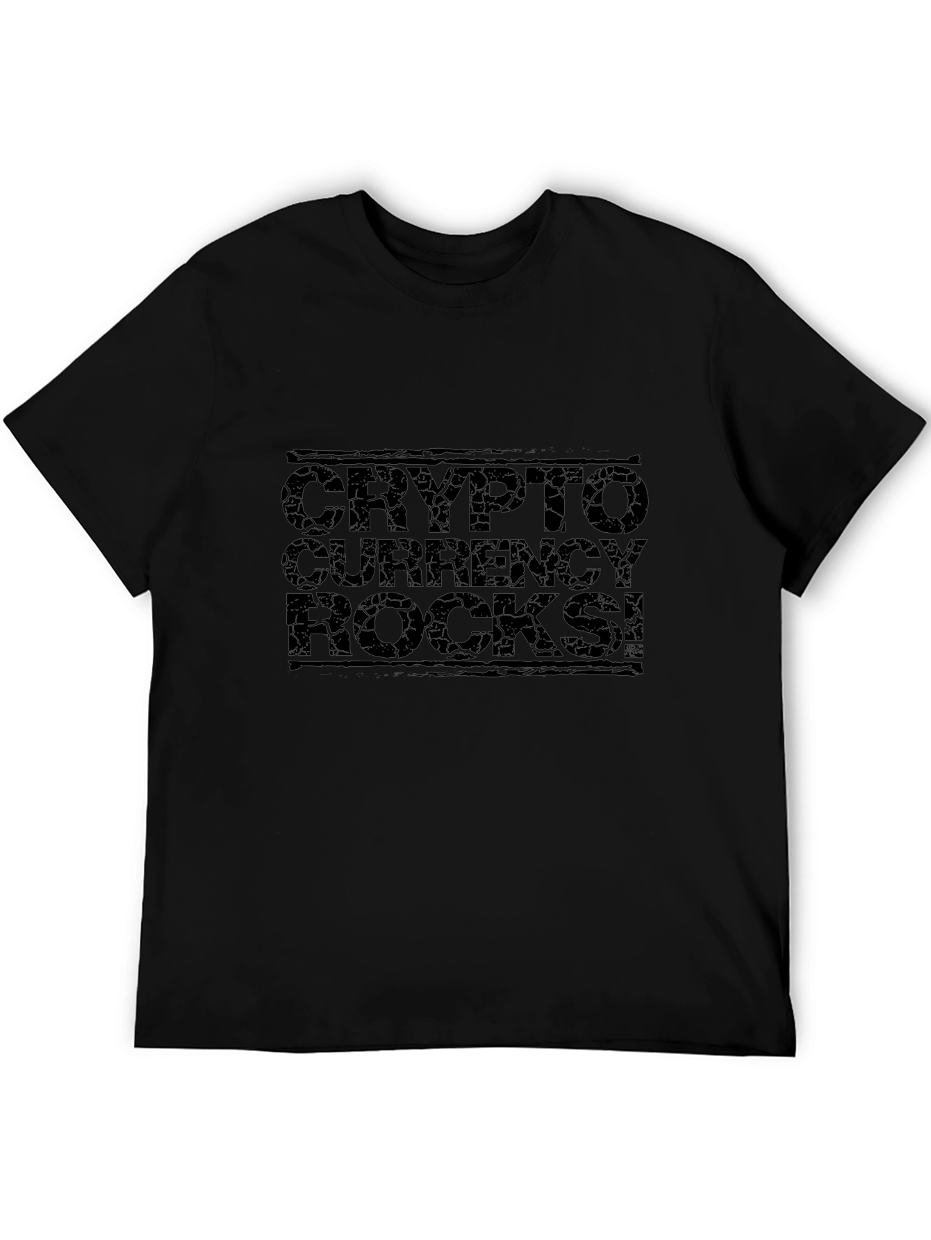 Crypto Currency Rocks T-Shirt - Black