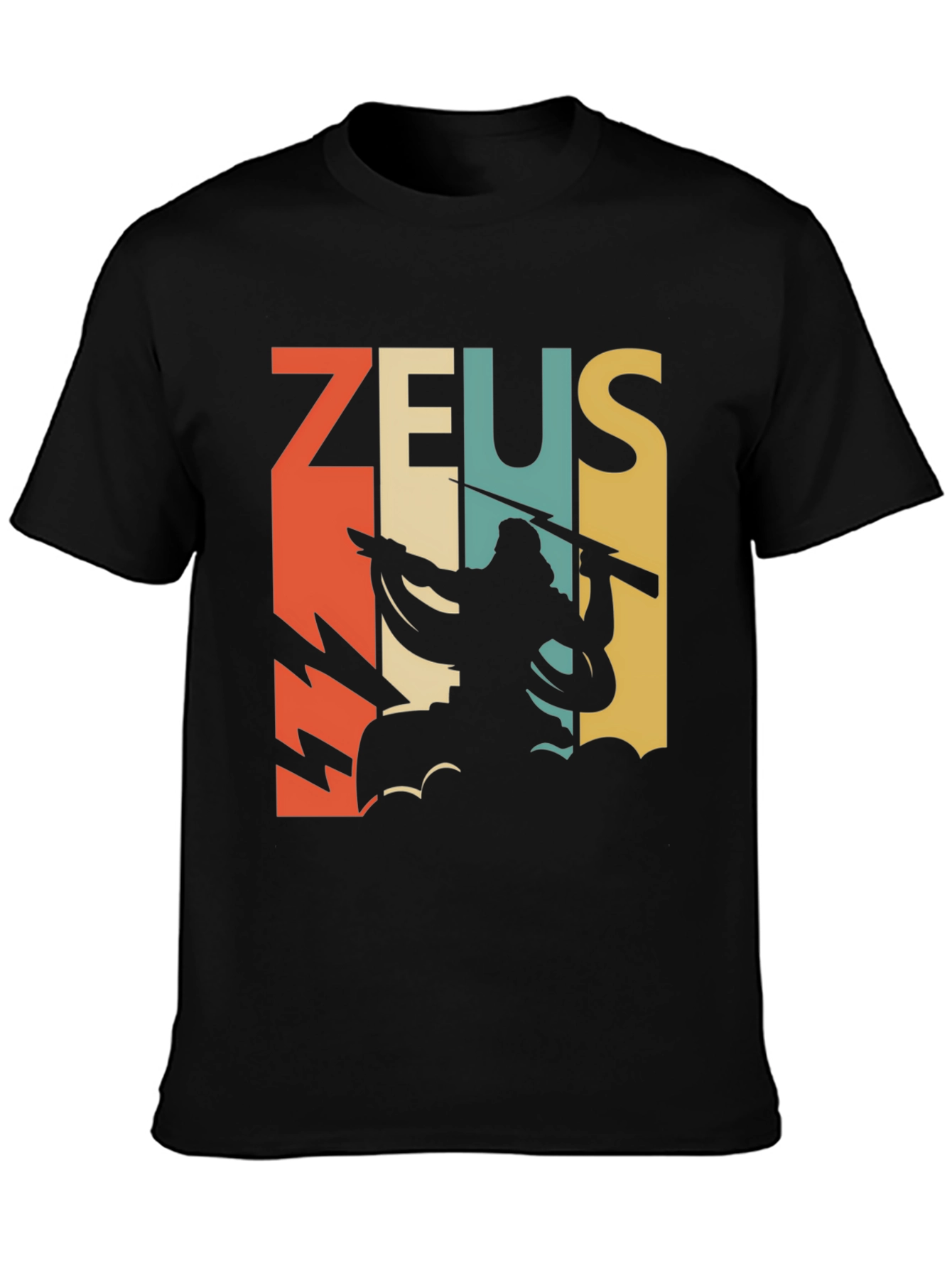 Zeus Graphic T-Shirt - Black
