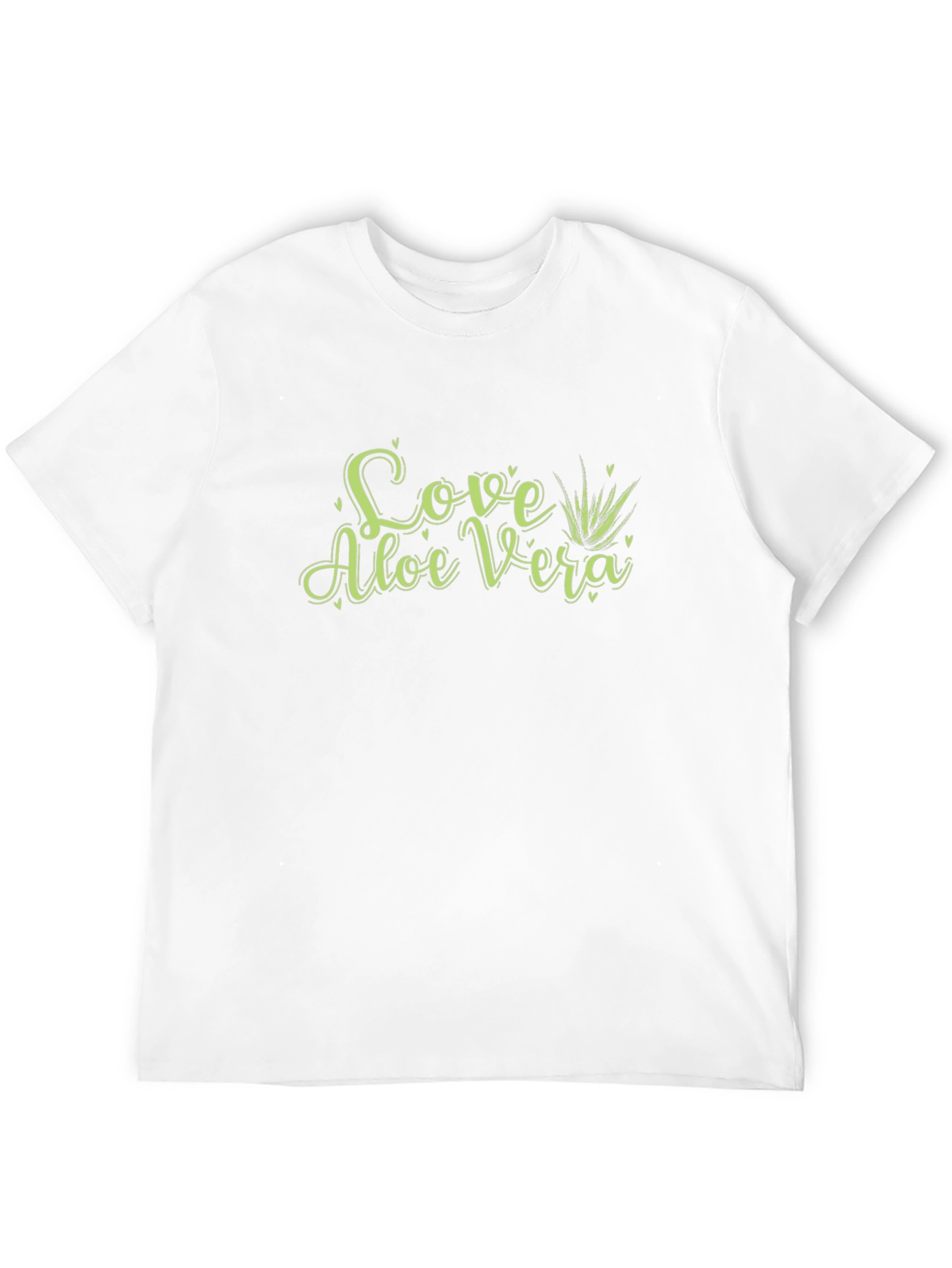 Love Aloe Vera Black Graphic Tee