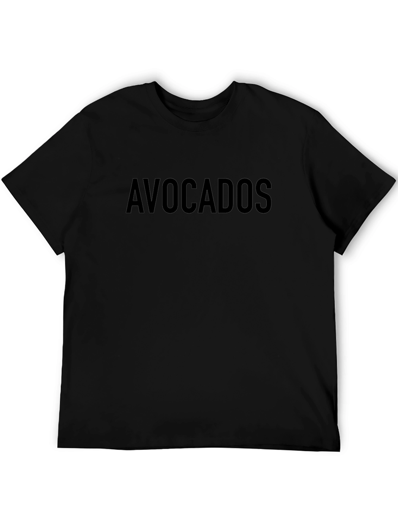 Avocados Graphic T-Shirt - Black Cotton Tee