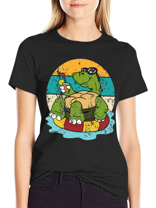 Chill Turtle T-Shirt - Summer Vibes