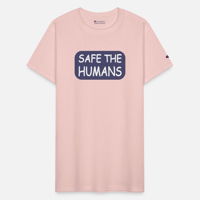 Safe the Humans red hippie