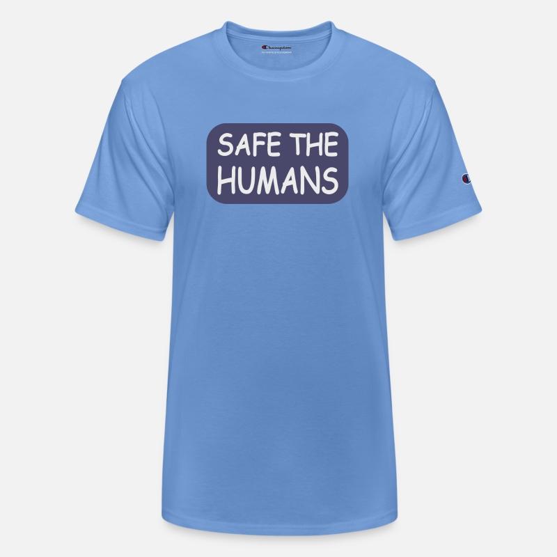 Safe the Humans red hippie