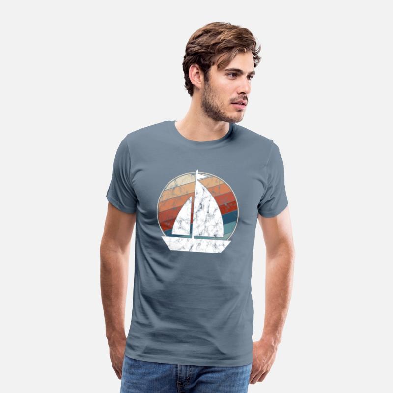 Sailing Boat Retro Style