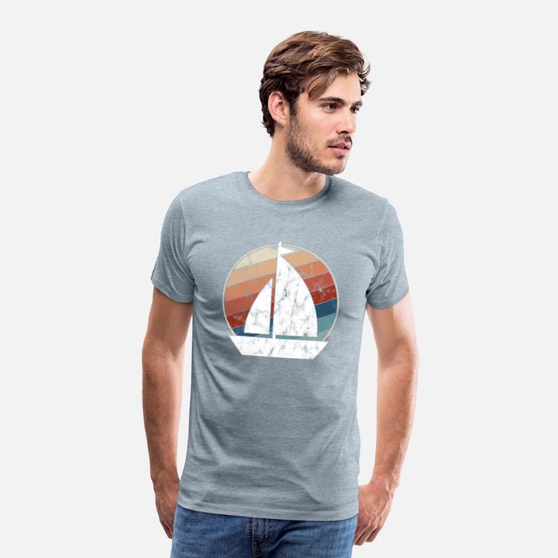 Sailing Boat Retro Style