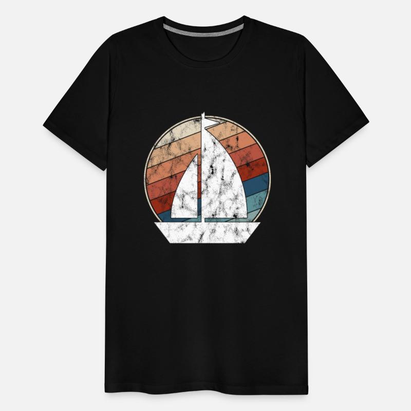 Sailing Boat Retro Style