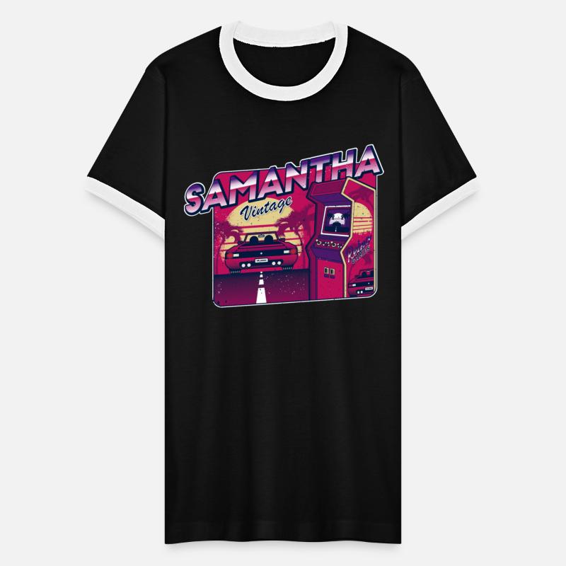 Samantha Funny Personalized Vintage Gamer 80s 90s