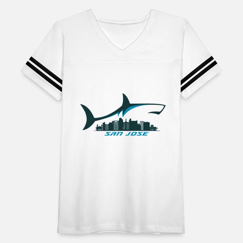 San Jose City yline With Shark Above Shark City Sj
