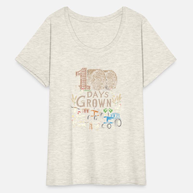 School Shirt, 100 Days Grown Hay Bales Chickens