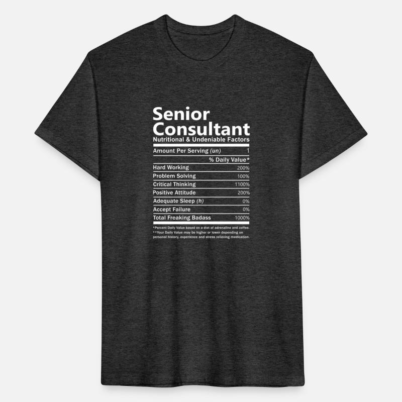 Senior Consultant T Shirt - Nutritional And Undeni