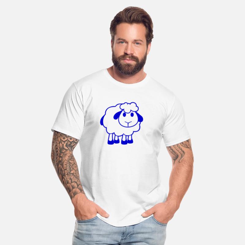 Sheep Baby Standing Cute Lamb Child Cool Comic Fun