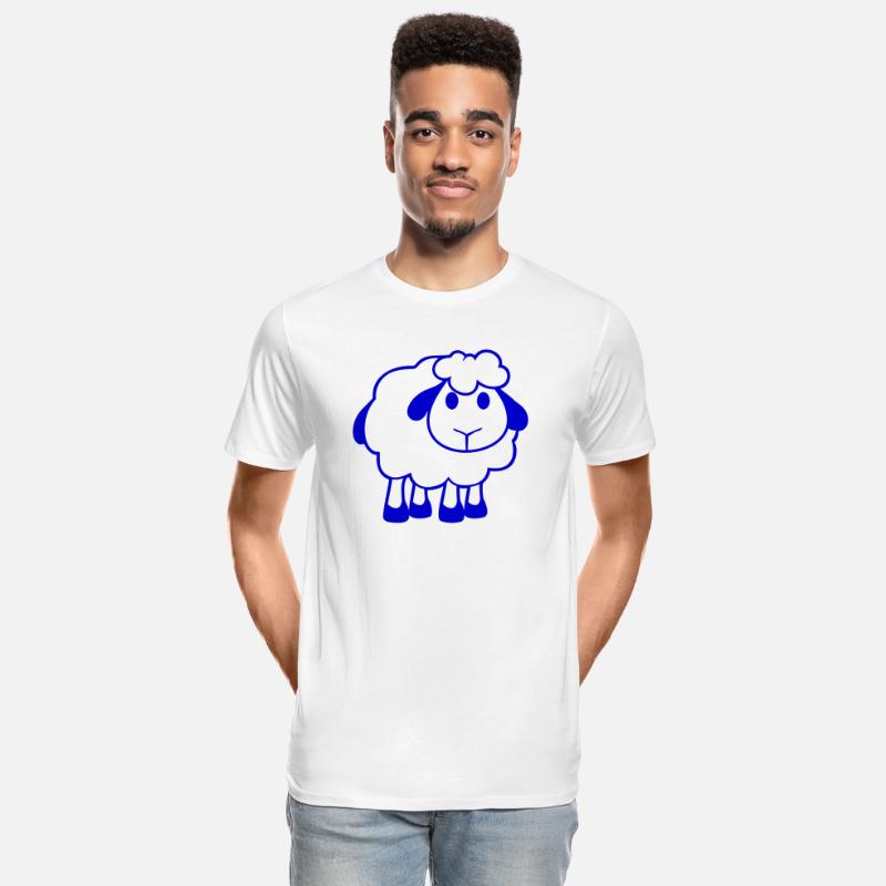 Sheep Baby Standing Cute Lamb Child Cool Comic Fun