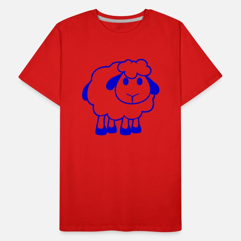 Sheep Baby Standing Cute Lamb Child Cool Comic Fun