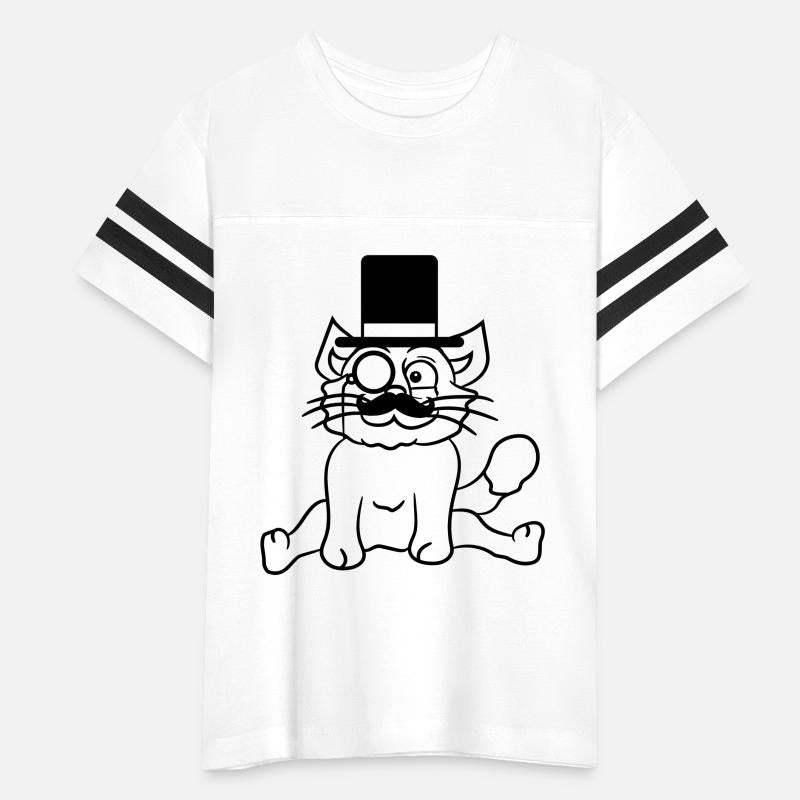 Sir Cat Gentleman Top Hat Monocle Glasses Rich Guy