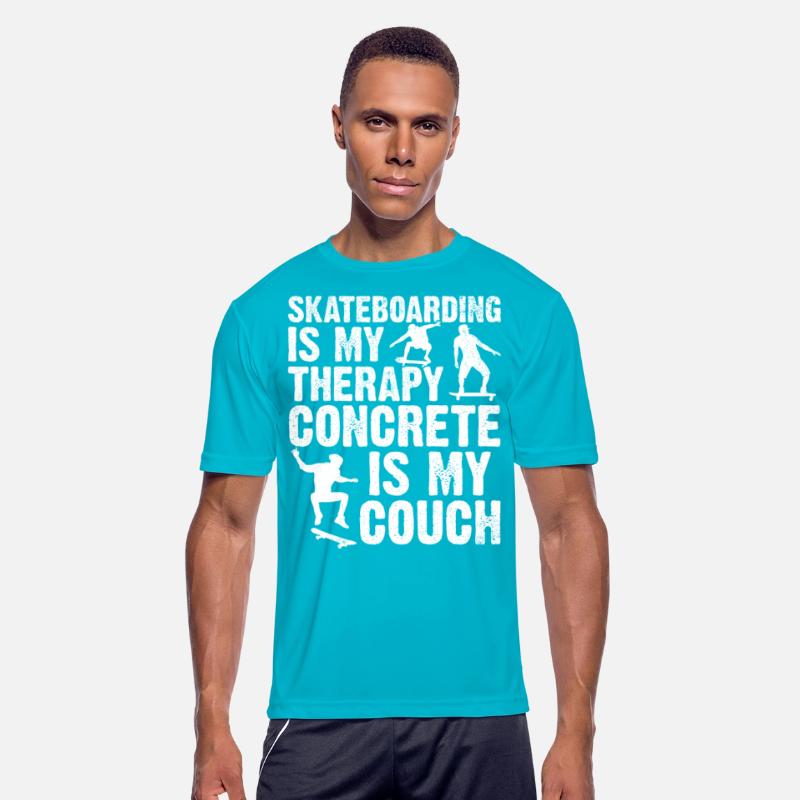 Skatepark Skateboarding Is My Therapy Concrete Is