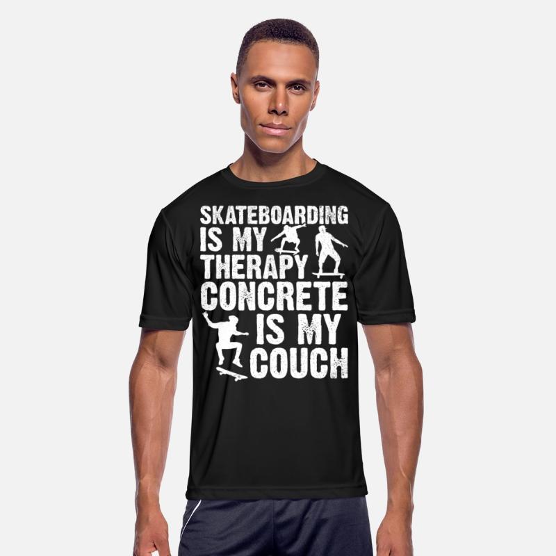 Skatepark Skateboarding Is My Therapy Concrete Is