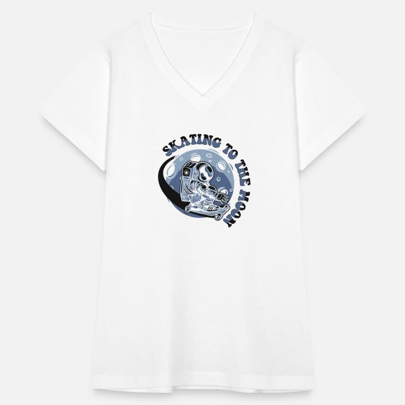 Skating To The Moon Spacecraft Cosmonaut Astronaut