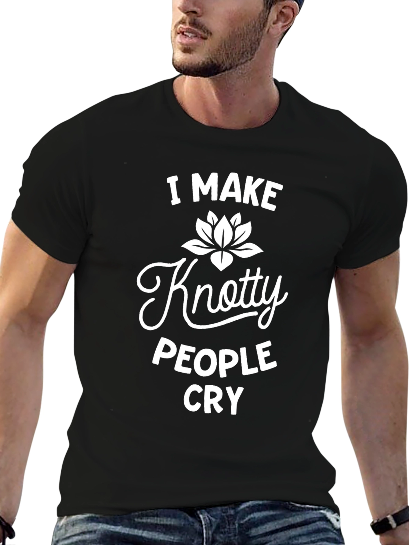 Knotty People Cry T-Shirt - Funny Sarcastic Tee