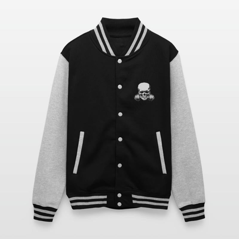 Skull Barbell Hardcore Gym Weightlifting Workout