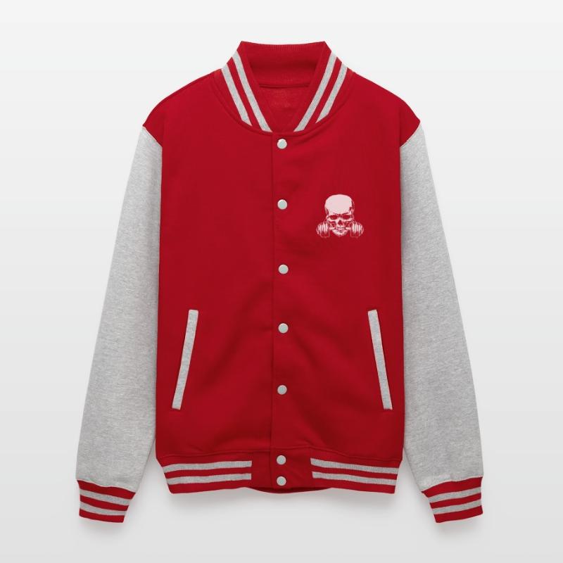 Skull Barbell Hardcore Gym Weightlifting Workout