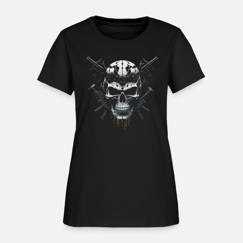 Skull With Guns