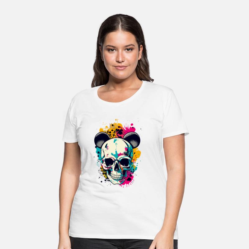 Skull with Mouse Ears Skeleton