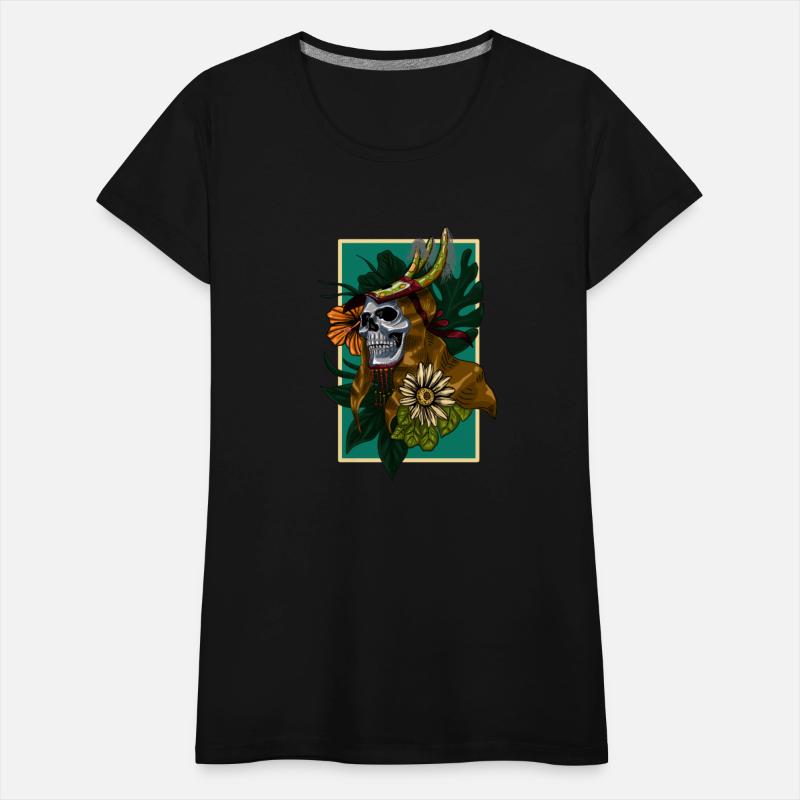 SKULL WITH TRADITIONAL DANCE (CACI) CLOTINH