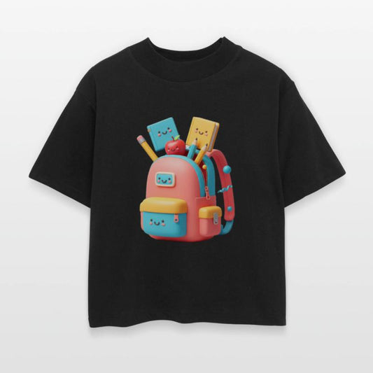 Smiling Backpack Fun – 3D Cartoon School Design