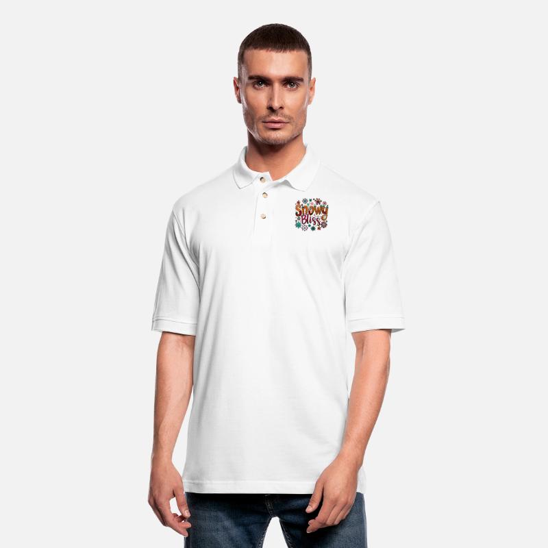 Snowflakes falling in a winter