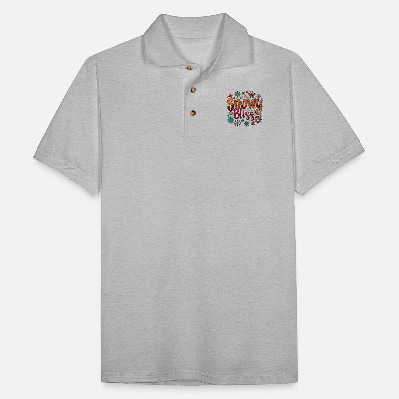 Snowflakes falling in a winter