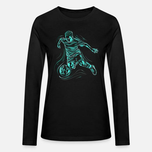 Soccer Boy One Line Drawing