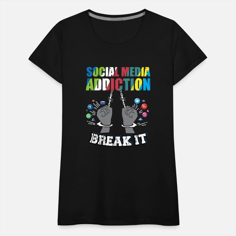 Social Media Awareness T-Shirt Design