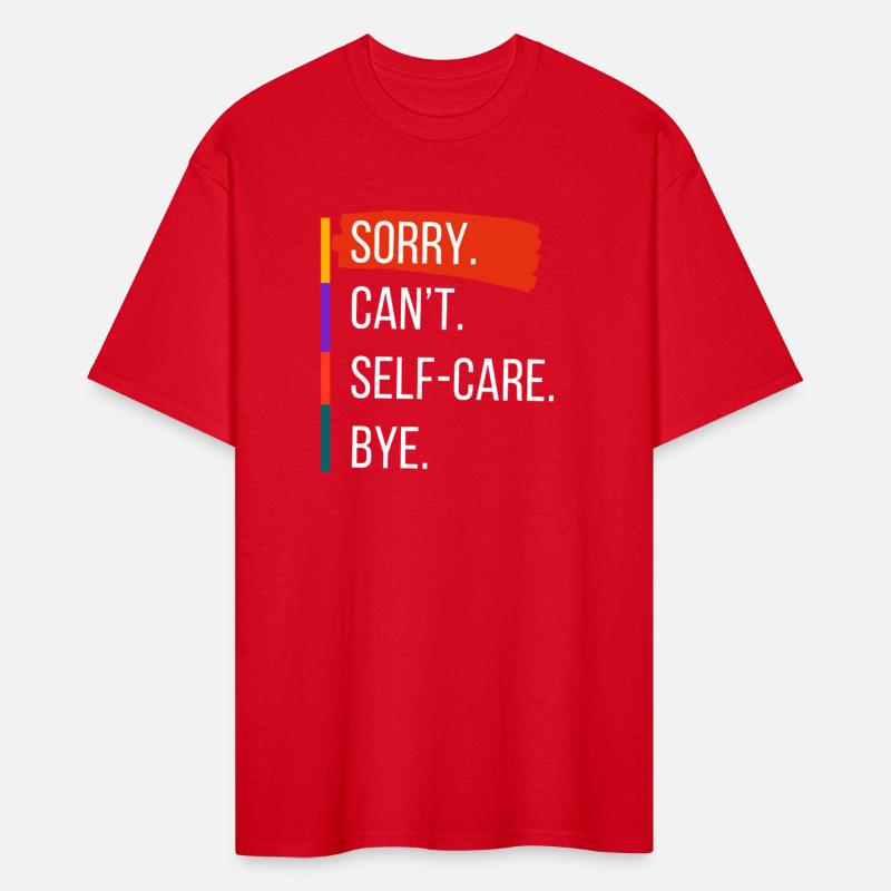 SORRY CAN’T SELF-CARE BYE” Tote Bag – Funny Mental