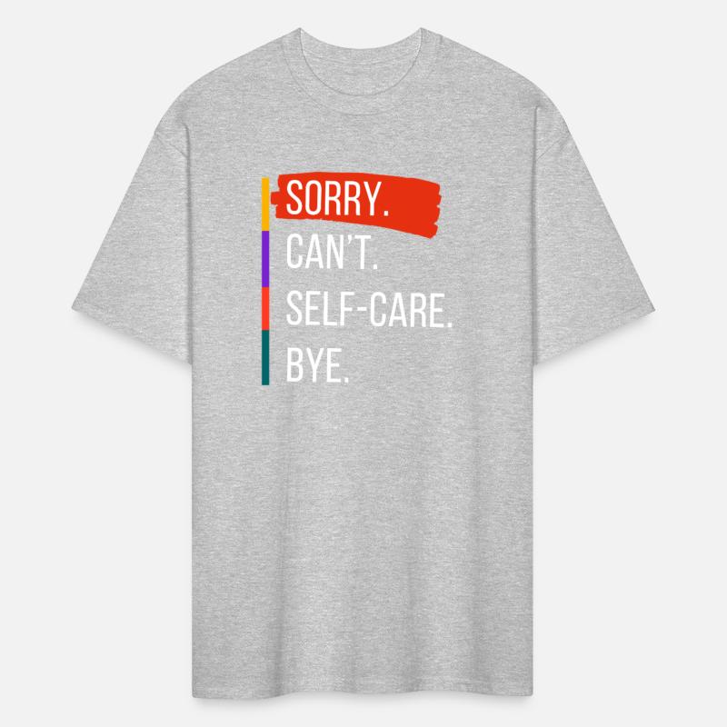 SORRY CAN’T SELF-CARE BYE” Tote Bag – Funny Mental