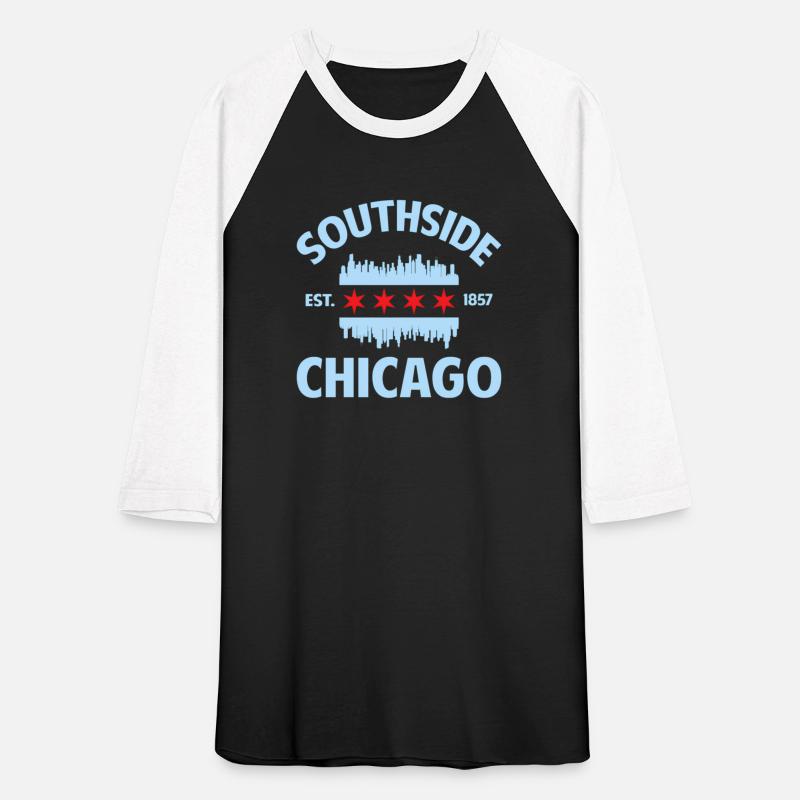 Southside Chicago Flag Skyline