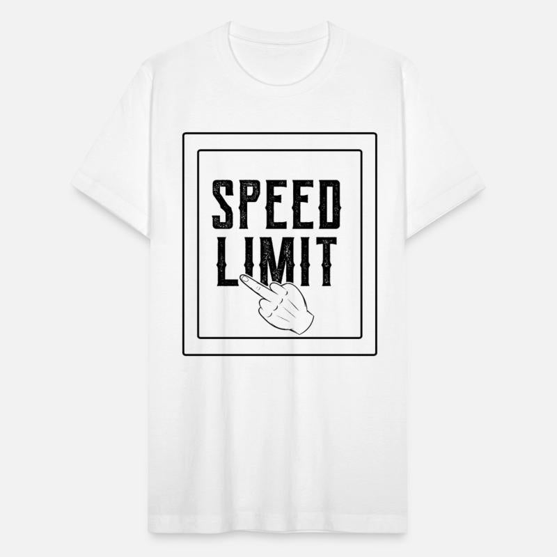 Speed Limit Flipping Finger Street Traffic Driving