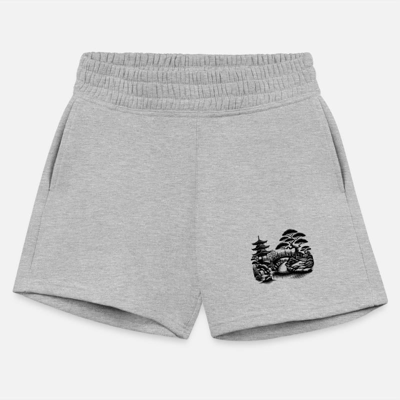 Spiritual Balance Japanese Temple Bridge