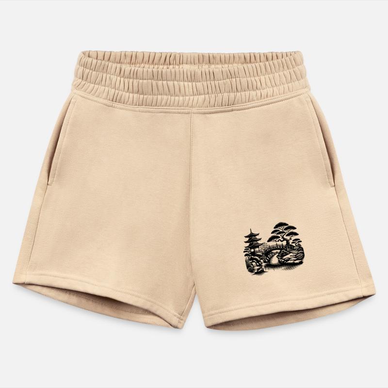 Spiritual Balance Japanese Temple Bridge