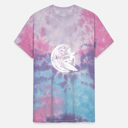 Sporty Surfer Surfing In A Big Wave