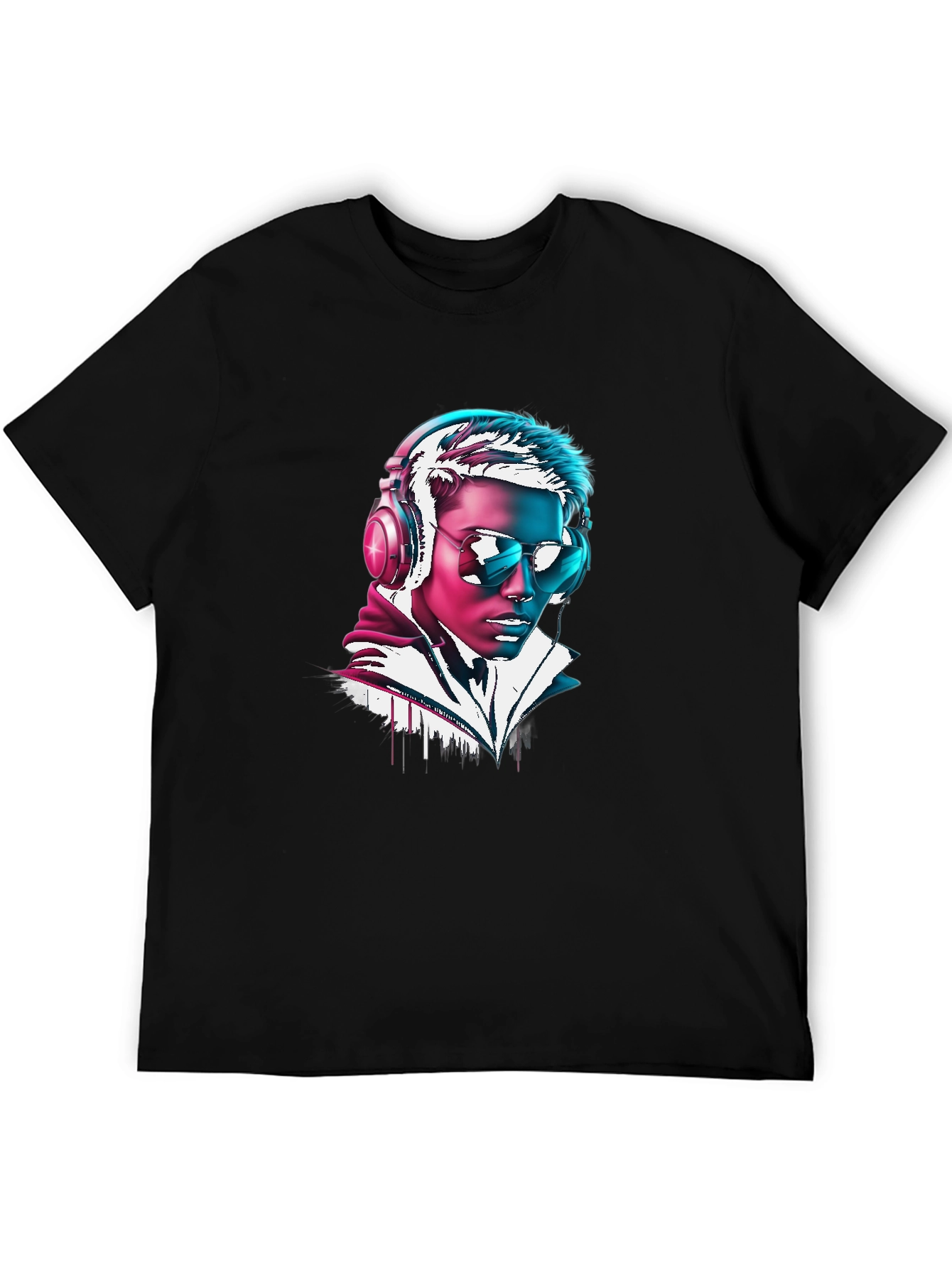 Neon DJ Graphic Tee