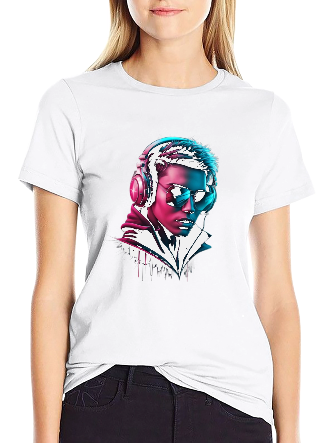Neon DJ Graphic Tee